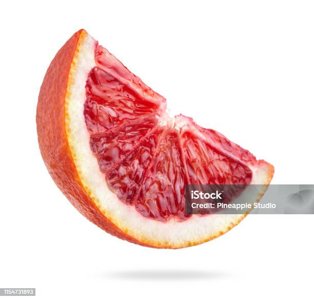 Blood Orange Slice Stock Photo - Download Image Now - Blood Orange, Slice of Food, Cross Section