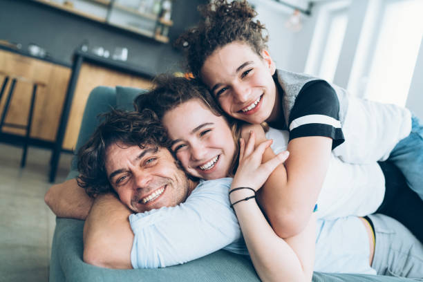 istock Father, daughter and son 1154732369