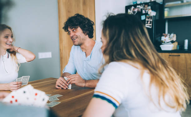 istock Family Playing Cards 1154732372