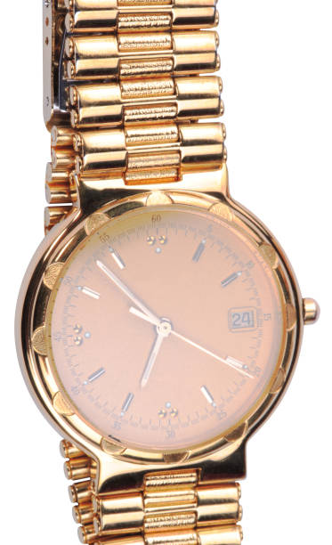 istock gold plated watches isolated 1154746422