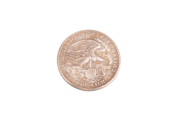 istock half dollar coin isolated on white background 1154746434