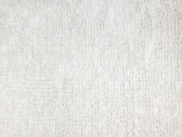 Photo of White cut pile carpet texture