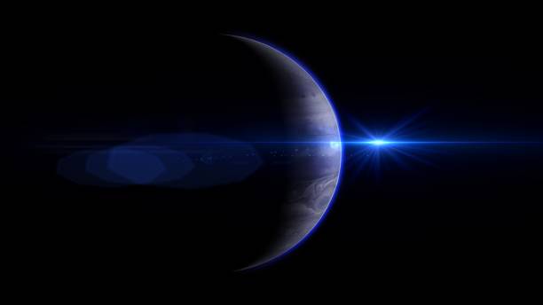 istock Planets and galaxy, science fiction wallpaper. 1154754996
