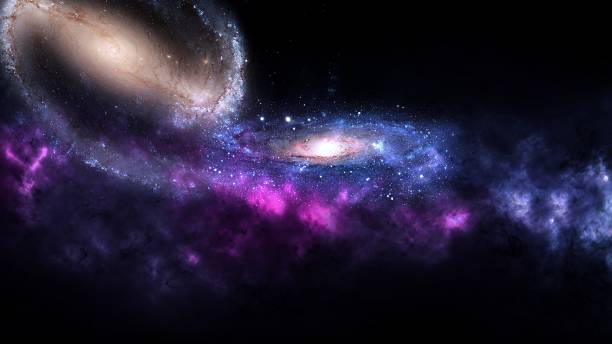 istock Planets and galaxy, science fiction wallpaper. 1154755032