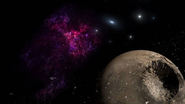 istock Planets and galaxy, science fiction wallpaper. 1154755039