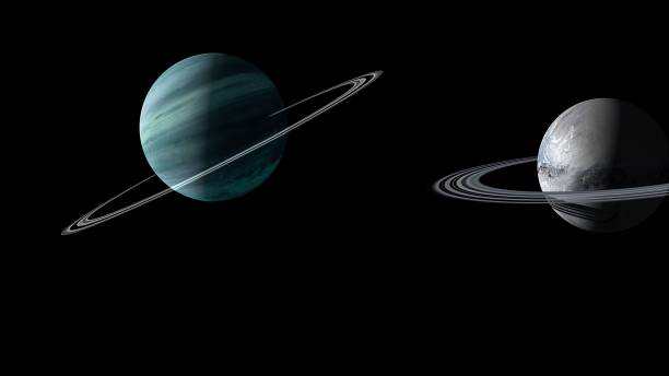 istock Planets and galaxy, science fiction wallpaper. 1154755067