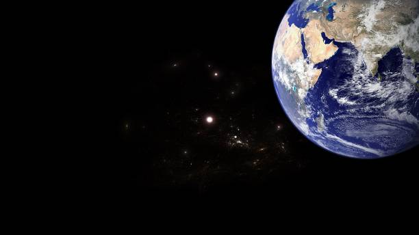 istock Planets and galaxy, science fiction wallpaper. 1154755078