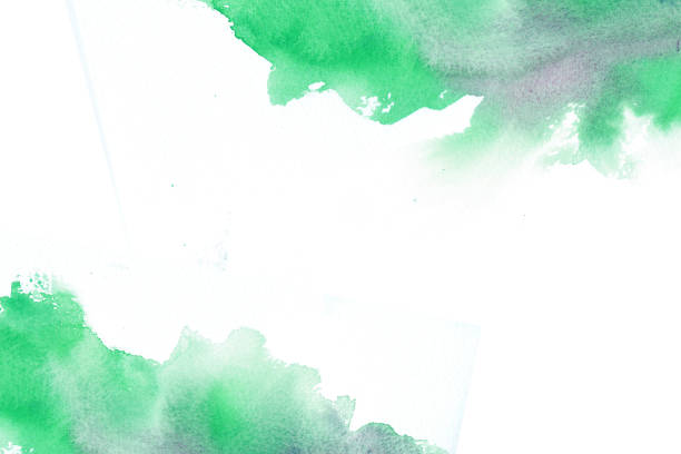 istock watercolor stained abstact bright green frame 1154758512