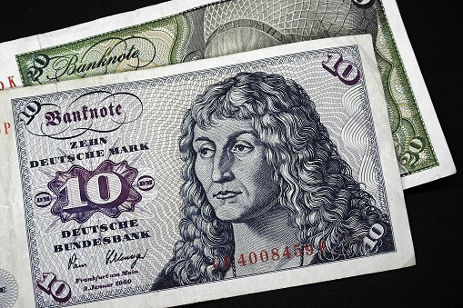 Old Poland banknote of 50 zloty. The front and back side. Paper currencies that are no longer in circulation. Printing circa 1988.