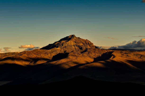 istock Sincholahua mountain at sunset, Ecuador. 1154768901
