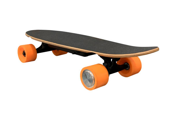 istock skate with orange wheels isolated on white background 1154772733
