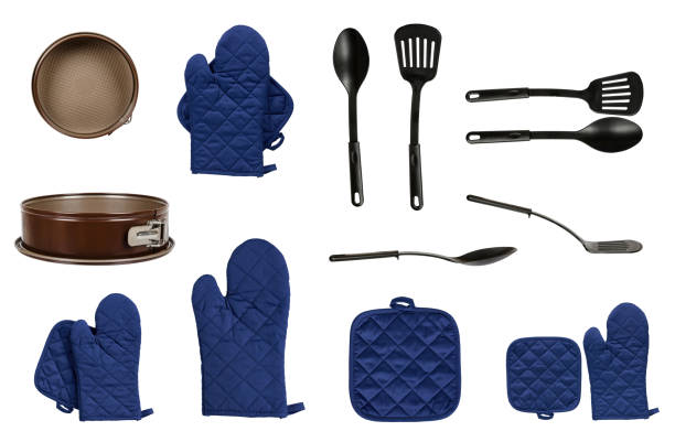 schutzhandschuhe und mitt für backwaren, set und sammlung - sports glove protective glove equipment protection stock-fotos und bilder