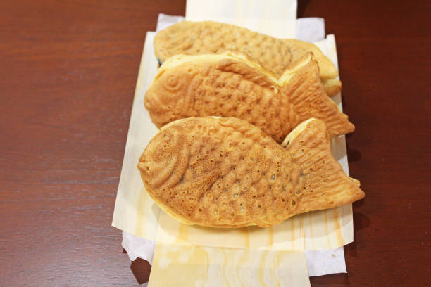 istock Taiyaki, sweets made with Japanese adzuki beans. 1154778240