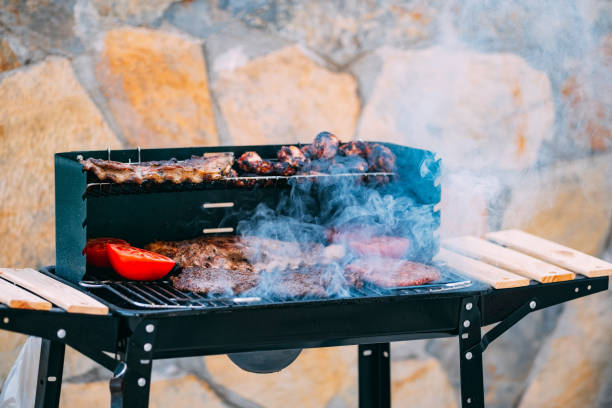 istock Barbeque on the Terrace on Weekend 1154779536