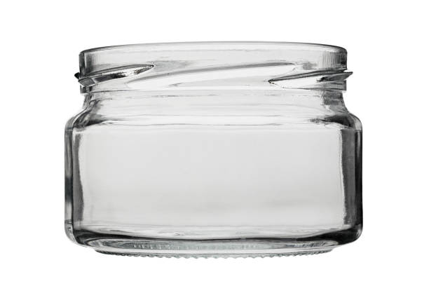 istock Isolated glass jar on white background. 1154779638
