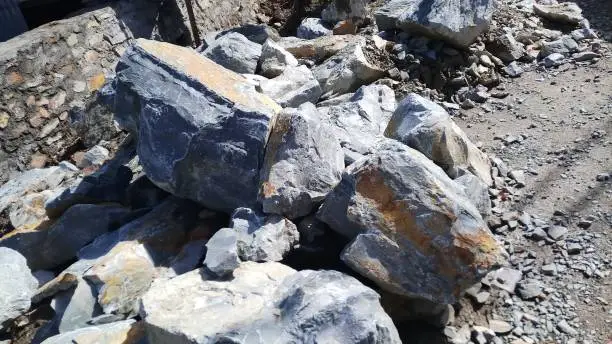 Rocks from the Himalayas are used for the construction purposes.