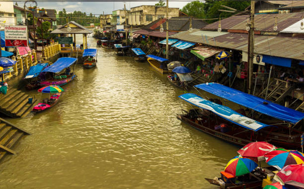 istock Floating market,Thailand 1154780840