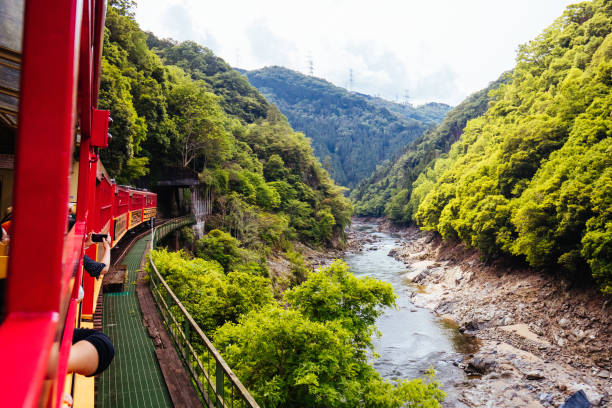 istock The Sagano Romantic Train Kyoto Japan 1154785456