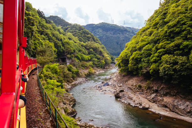 istock The Sagano Romantic Train Kyoto Japan 1154785465