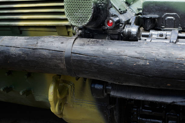 istock backside of a military tank close view 1154785707