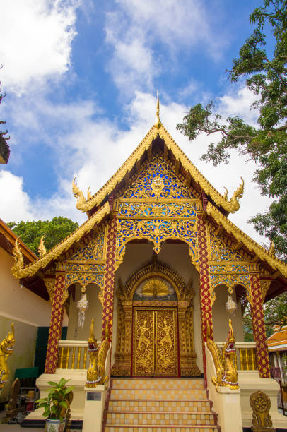 istock Chiangmai temple in Thailand 1154785835