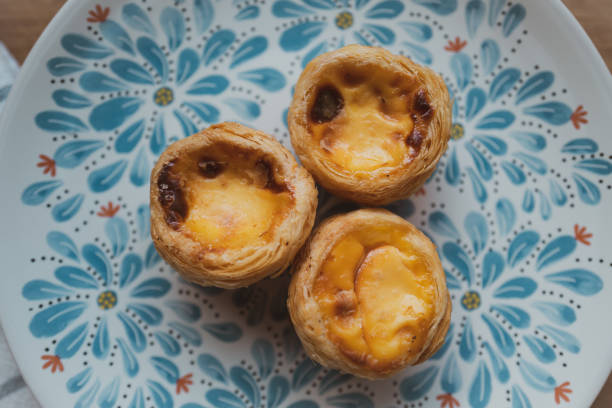 istock Yellow food - Portuguese Egg Tart 1154787408