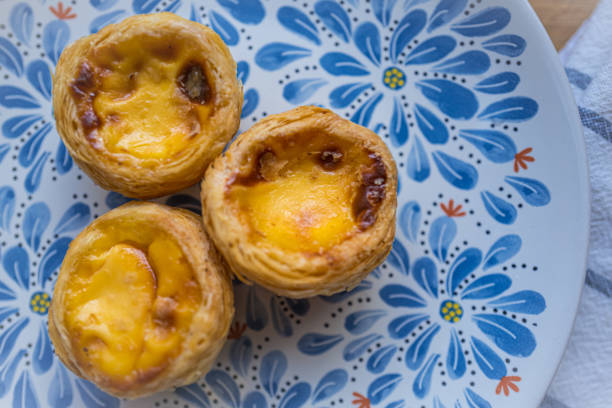 istock Yellow food - Portuguese Egg Tart 1154787463