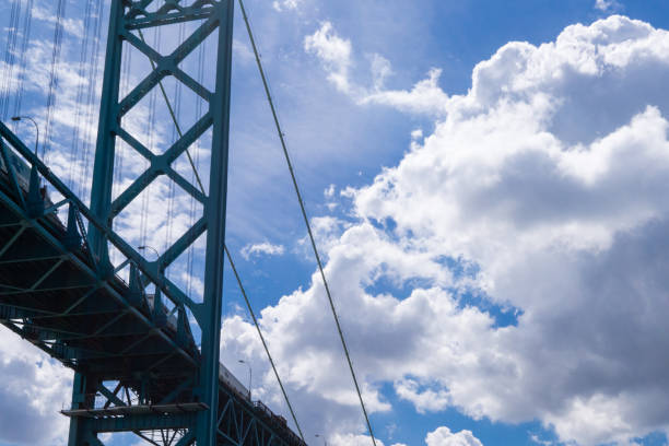 istock Sunny Day in Detroit River 1154794071