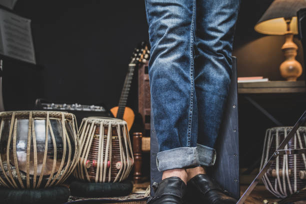 istock A musician playing Cajon drums. 1154794482