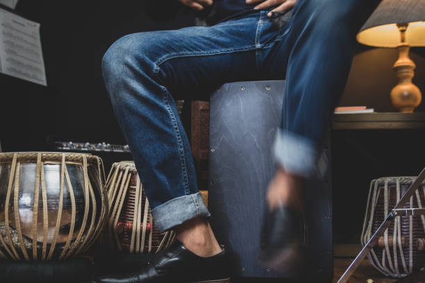 istock A musician playing Cajon drums. 1154794491