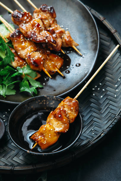 istock Japanese chicken yakitori skewers 1154797792