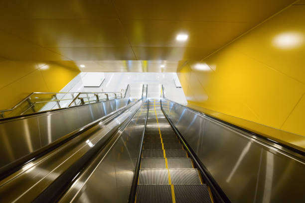 istock The escalator is at the subway station 1154797990