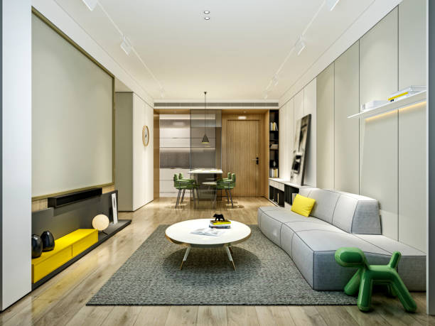 istock 3D Render of Living room 1154798471