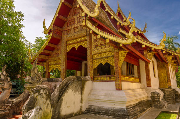 istock Chiangmai temple in Thailand 1154801736