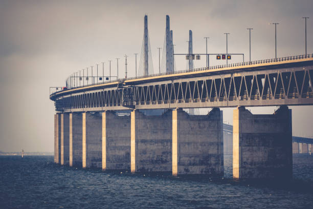 istock oresund bridge, sweden and denmark 1154810583