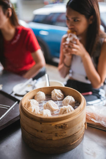 istock Chinese food steamed dumpling (Xiaolongbao) 1154813183