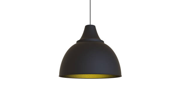 istock 3d illustration of a modern pendant lamp isolated on a white background 1154814337