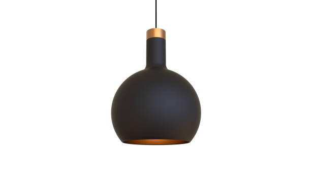 istock 3d illustration of a modern pendant lamp isolated on a white background 1154814391