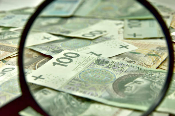 istock One hundred Polish zlotys seen through magnifying glass 1154820365