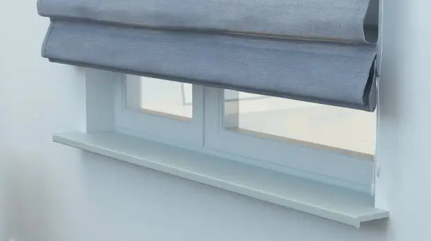 Photo of Plastic windowsill and window