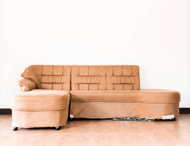 istock living room interior with brown sofa on the floor 1154825350