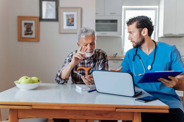 istock Male Doctor Talking With Patient 1154828506