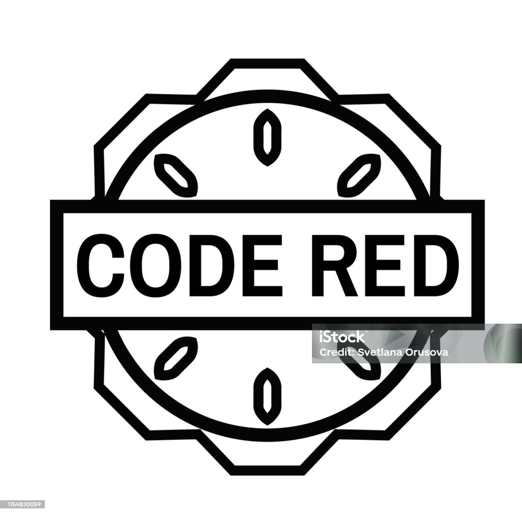 Code Red Stamp On White Stock Illustration - Download Image Now ...