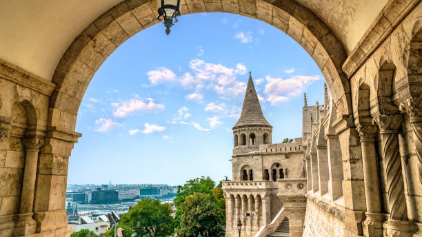 istock Fishing Bastion in Budapest 1154831397