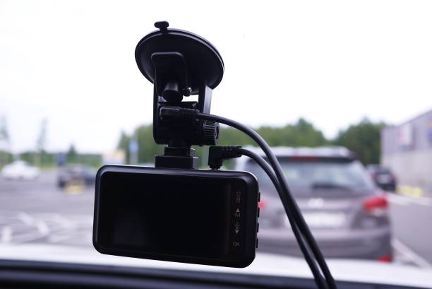 istock Video recorder to record the traffic situation 1154831627