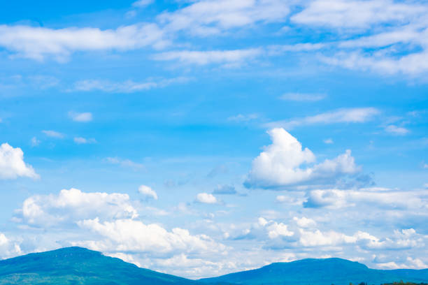Blue sky and white cloud on summer is beautiful background