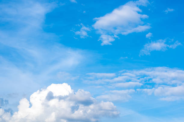 istock Blue sky and white cloud on summer is beautiful background 1154834009