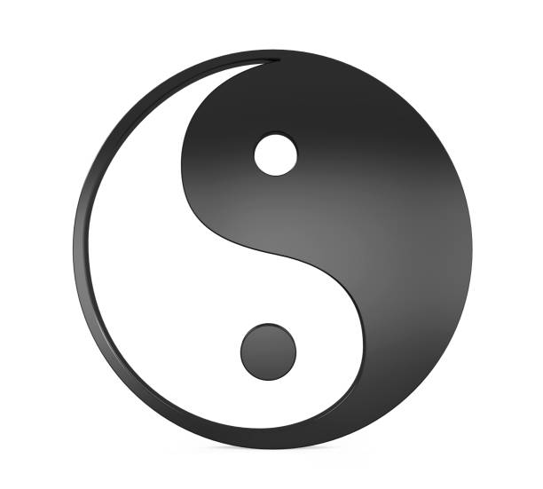 istock Yin and Yang Symbol Isolated 1154836866