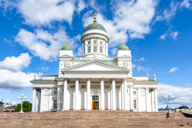 istock Helsinki Cathedral on Senate Square, Finland 1154837611
