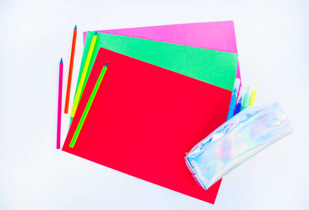 istock Set of stationery. Back to school concept. 1154839096